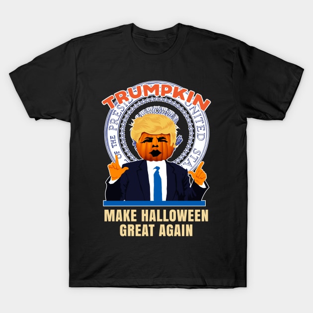 Make Halloween Great Again, Adult Halloween Costume T-Shirt by maxdax